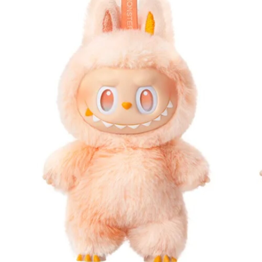 Happiness monster keychain lafufu labubu big into energy